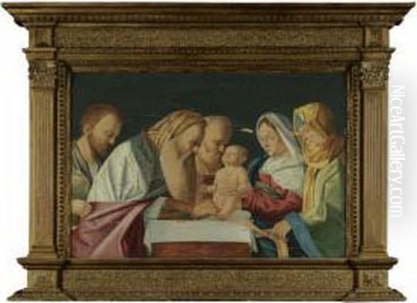 The Circumcision Oil Painting by Giovanni Bellini