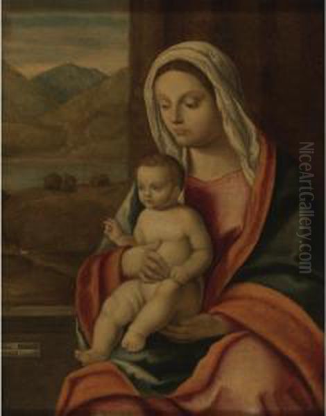 Madonna And Child Oil Painting by Giovanni Bellini