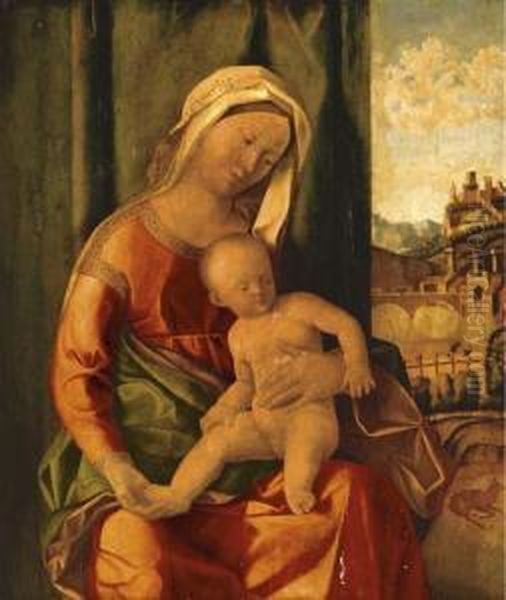 The Madonna And Child Oil Painting by Giovanni Bellini