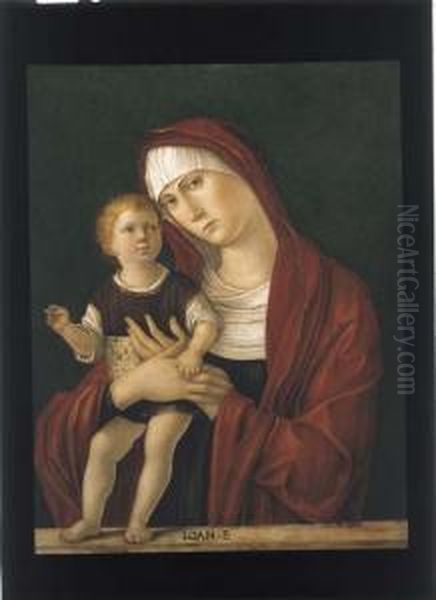 Madonna Col Bambino Oil Painting by Giovanni Bellini