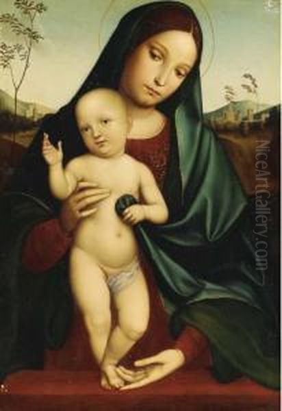 Vierge A L'enfant Oil Painting by Giovanni Bellini