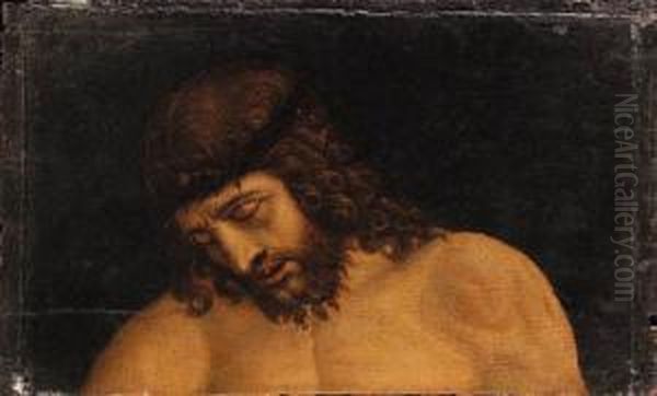 The Head Of Christ Oil Painting by Giovanni Bellini