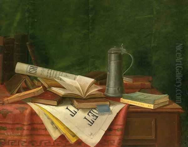 Tabletop Still Life Oil Painting by Nicholas Alden Brooks