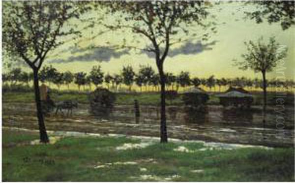 Torna Il Sereno Oil Painting by Giorgio Belloni