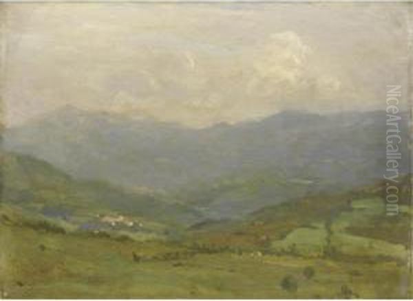 Paesaggio Montano Oil Painting by Giorgio Belloni