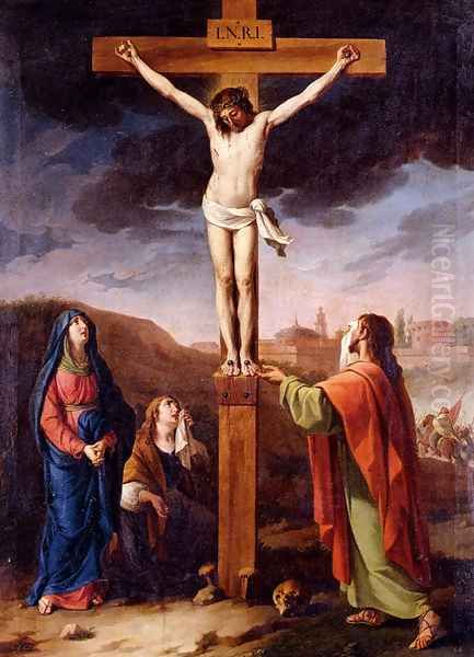 Crucifixion Oil Painting by Ramon Bayeu Y Subias