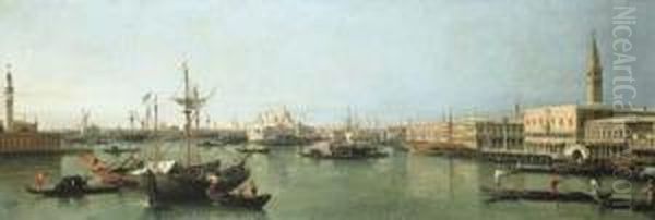 The Bacino Di San Marco, Venice Oil Painting by Bernardo Bellotto