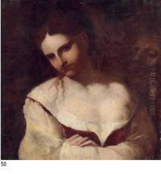 Susanna E I Vecchioni Oil Painting by Antonio Bellucci