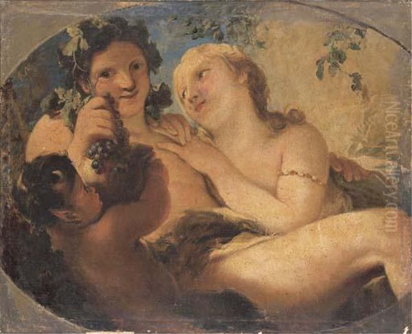 Bacchus And Ariadne Oil Painting by Antonio Bellucci