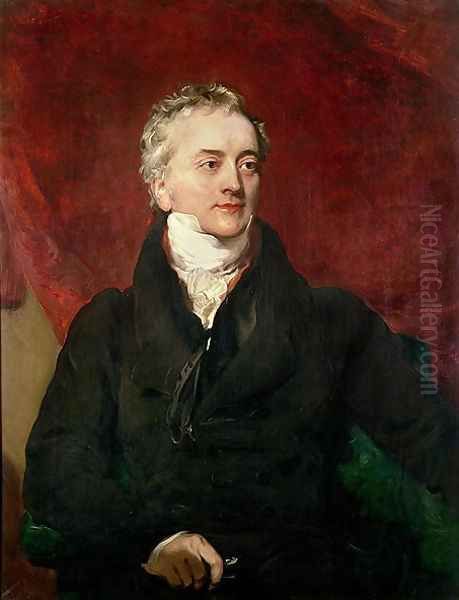 Sir Thomas Young MD, FRS Oil Painting by Henry Perronet Briggs