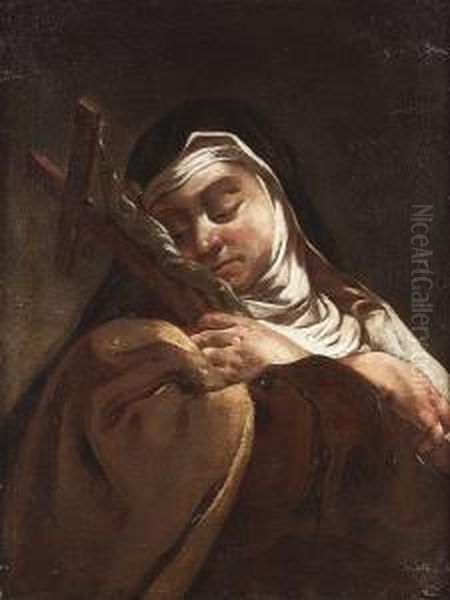 Saint Theresa Of Avila Oil Painting by Federico Bencovich