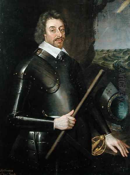 Ferdinando (1584-1647) 2nd Lord Fairfax Oil Painting by Edward Bower