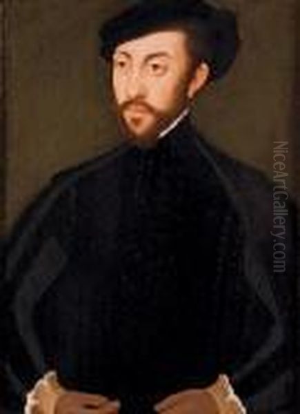 Portrait D'homme Oil Painting by Ambrosius Benson