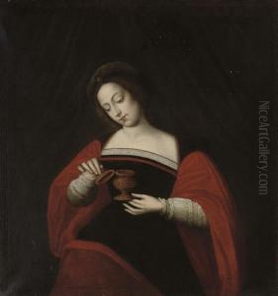 The Penitent Magdalen Oil Painting by Ambrosius Benson