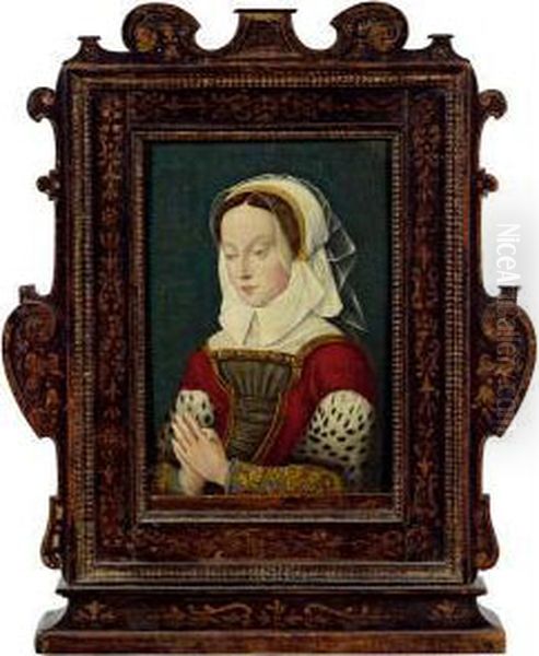 Portrat Einer Betenden Oil Painting by Ambrosius Benson