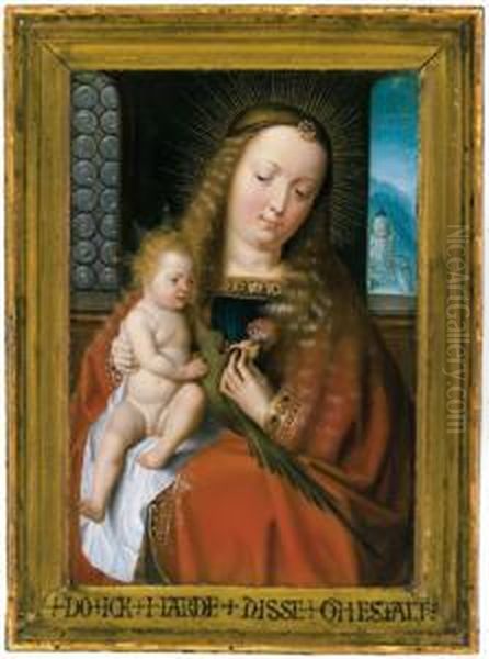 Ito Maria Con Il Bambino Oil Painting by Ambrosius Benson