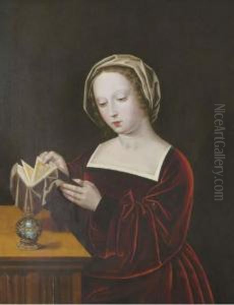 The Penitent Magdalen Oil Painting by Ambrosius Benson