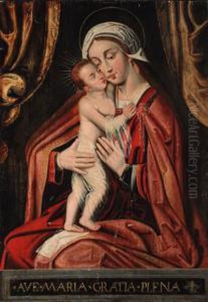 The Madonna And Child Oil Painting by Ambrosius Benson