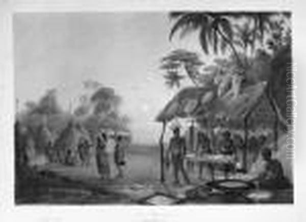 Twelve Views In The Interior Of Guiana Oil Painting by Charles Bentley