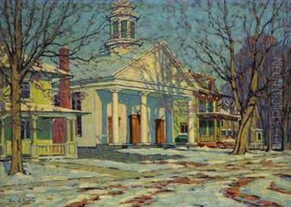 Winter In Woodstock by John William Bentley