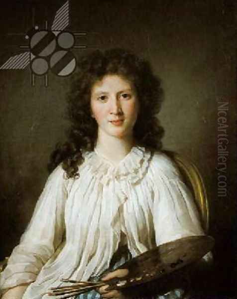 Madame Alexandre Lenoir, 1796 Oil Painting by Marie Genevieve Bouliard