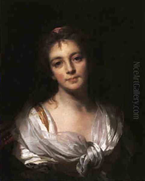 Self-Portrait Oil Painting by Marie Genevieve Bouliard