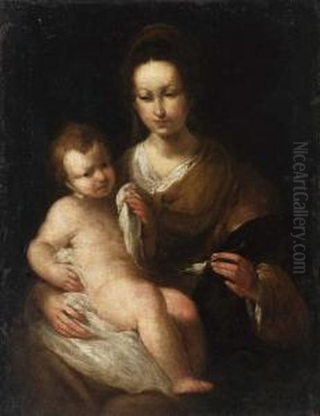 Madonna Della Pappa Oil Painting by Bernardo Strozzi