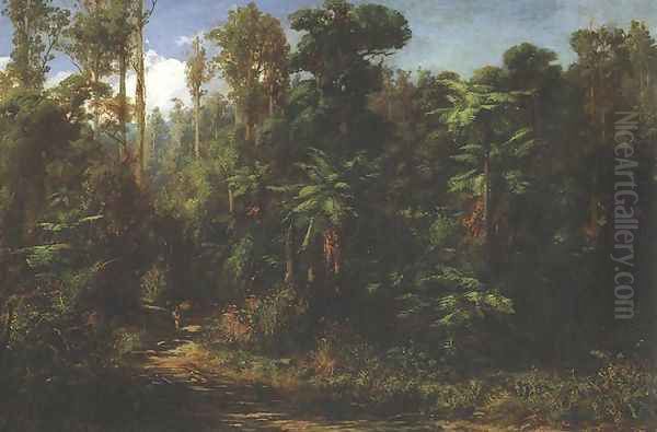 Near Fernshaw Oil Painting by Louis Buvelot