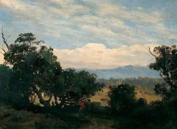 Mount Martha Oil Painting by Louis Buvelot