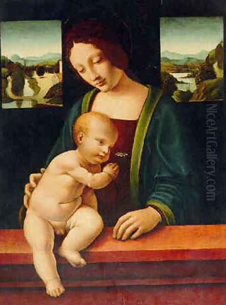 Virgin and Child Oil Painting by Giovanni Antonio Boltraffio