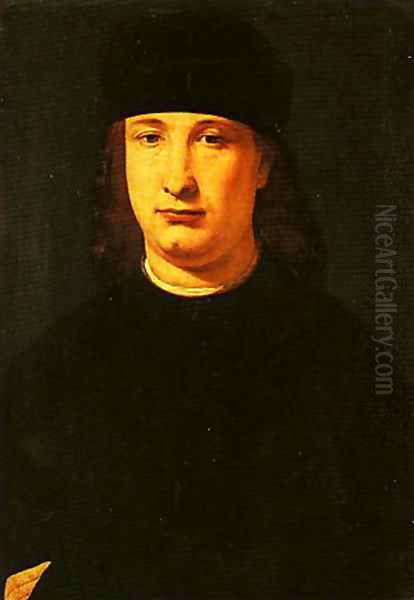 Portrait of a Magistrate Oil Painting by Giovanni Antonio Boltraffio