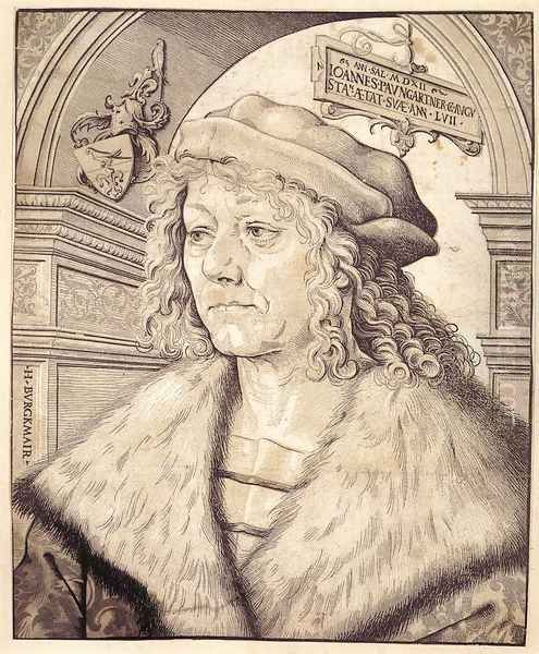 Portrait of Johannes Paumgartner 1516 Oil Painting by Hans Burgkmair the elder