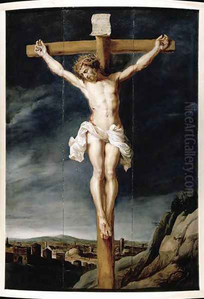 Christ on the Cross c. 1640 Oil Painting by Jan van Boeckhorst