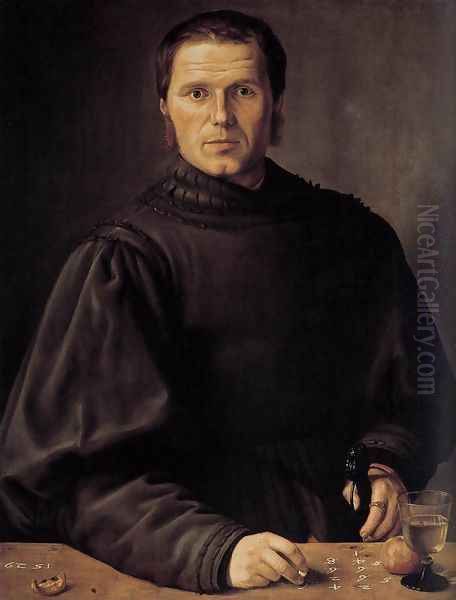 Portrait of a Man 1529 Oil Painting by Barthel Beham