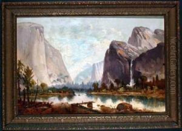 The Poet Of Yosemite Oil Painting by Harry Cassie Best