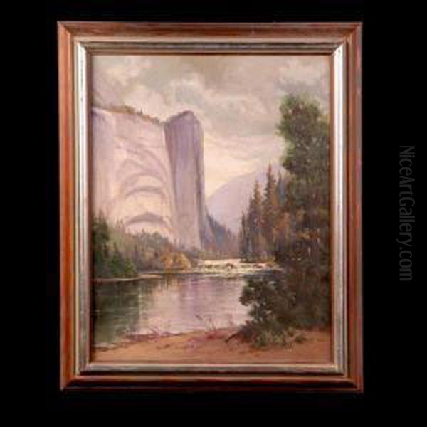 Yosemite Oil Painting by Harry Cassie Best