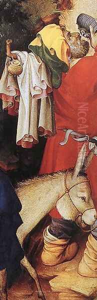 The Flight into Egypt (detail 2) 1393-99 Oil Painting by Melchior Broederlam