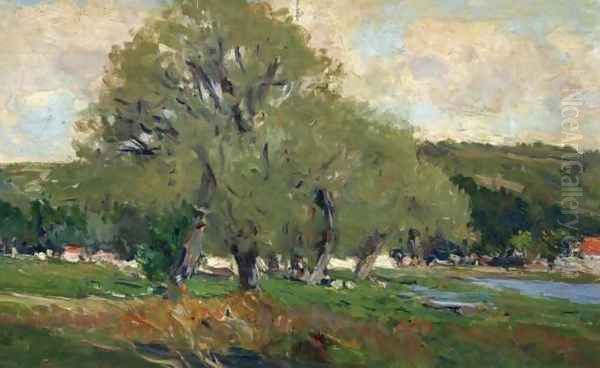 Landscape (Paisaje) Oil Painting by Aureliano de Beruete y Moret