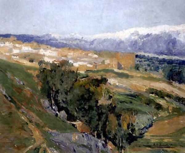 The Guadarrama Mountains Oil Painting by Aureliano de Beruete y Moret