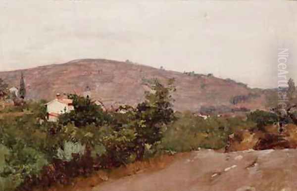 Paisaje Oil Painting by Aureliano de Beruete y Moret