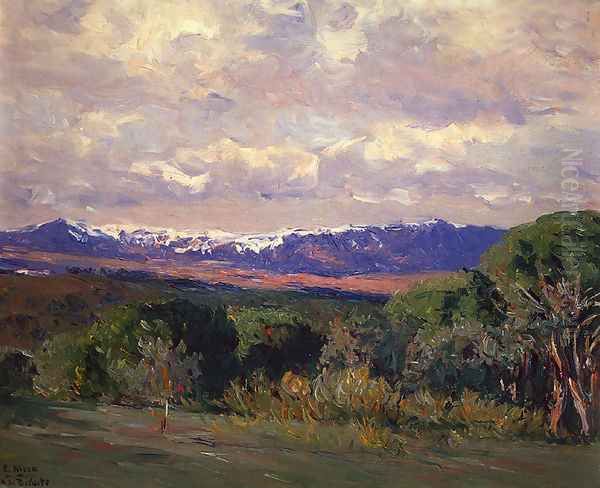 El Guadarrama Oil Painting by Aureliano de Beruete y Moret