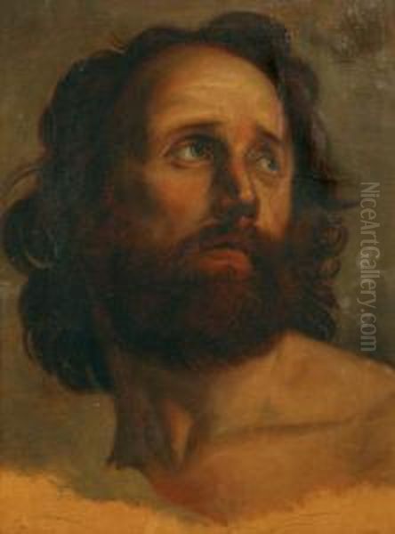 Ritratto Di Uomo
Con Barba Oil Painting by Giuseppe Bezzuoli