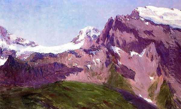 Ventisquero de los Alpes Oil Painting by Aureliano de Beruete y Moret