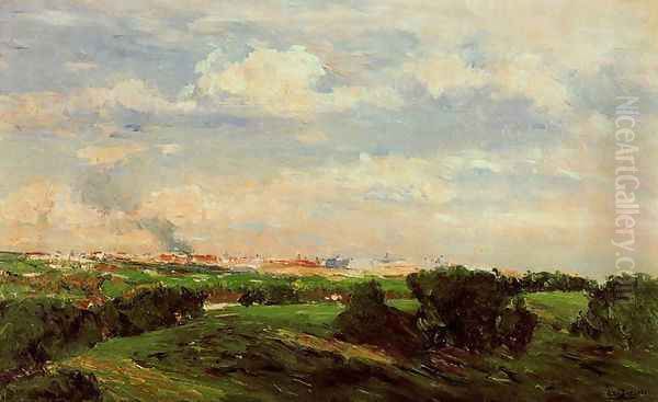 Madrid desde El Pardo Oil Painting by Aureliano de Beruete y Moret