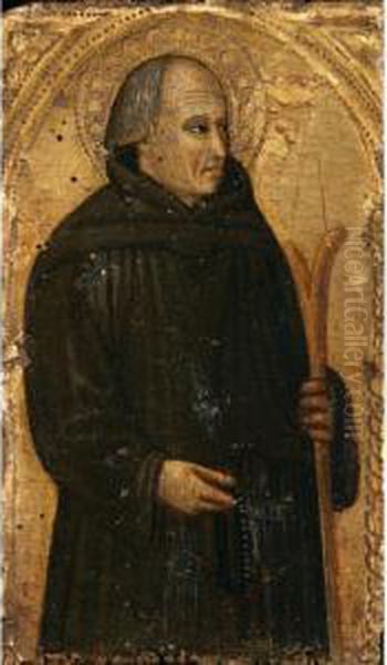 San Gherardo Da Villamagna Oil Painting by Bicci Di Lorenzo