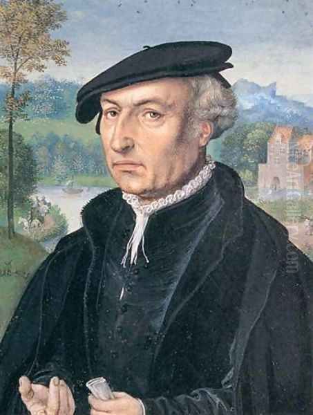 Self-Portrait Oil Painting by Simon Bening