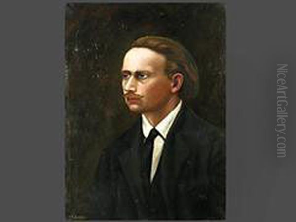 Portrait Eines Herren Oil Painting by Boleslas Biegas