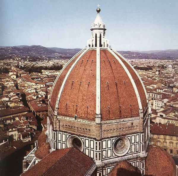 Dome of the Cathedral Oil Painting by Filippo Brunelleschi