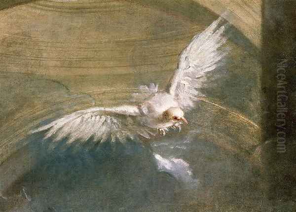 The Dove of the Holy Spirit Oil Painting by Sebastiano Bombelli