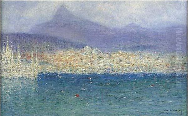 Rio De Janeiro Oil Painting by Marie-Gabriel Biessy